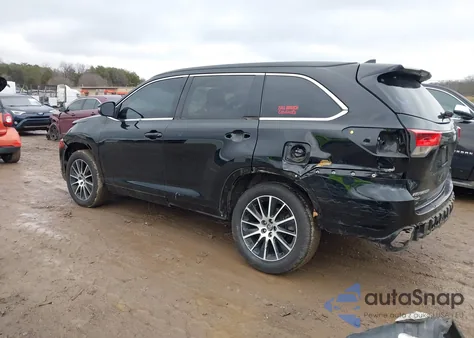 2018 Toyota Highlander Se z USA, uszkodzony, nr VIN 5TDJZRFHXJS850762